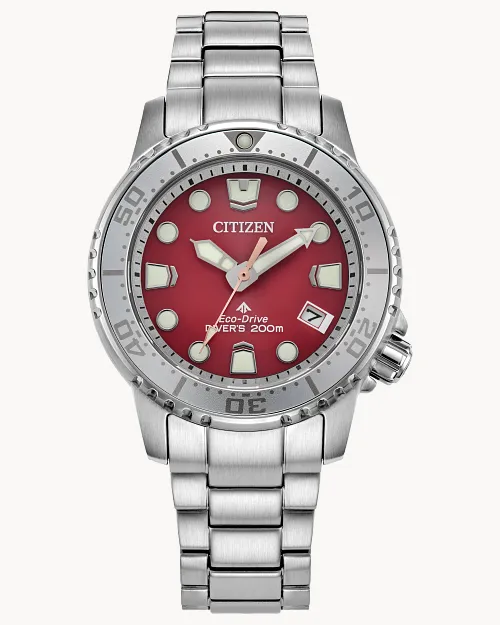 Promaster Dive Red Dial Stainless Steel Bracelet EO2027-50Z | CITIZEN Promaster Dive Red Dial Stainless Steel Bracelet EO2027-50Z | CITIZEN